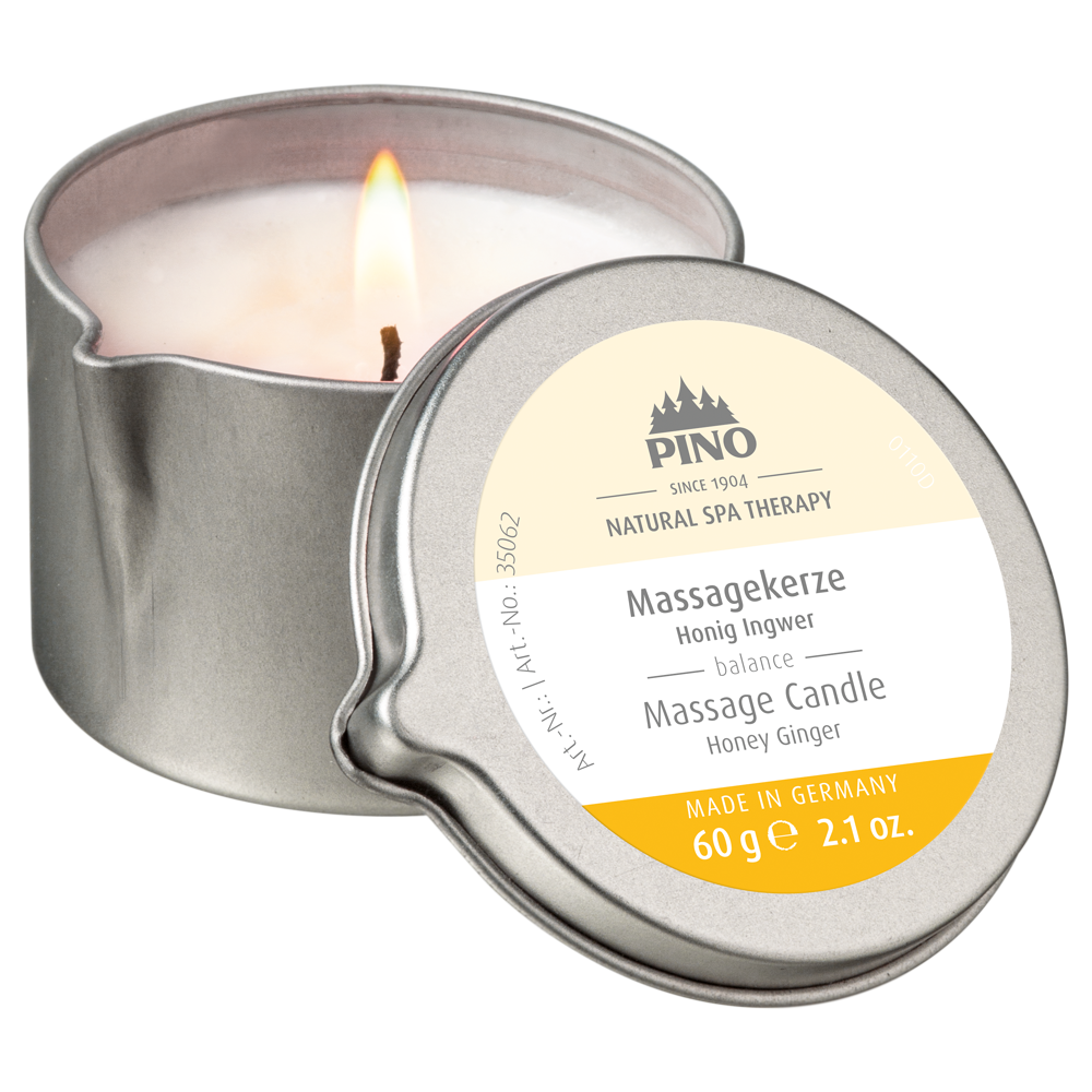 PINO Massagekerzen Honig Ingwer - balance