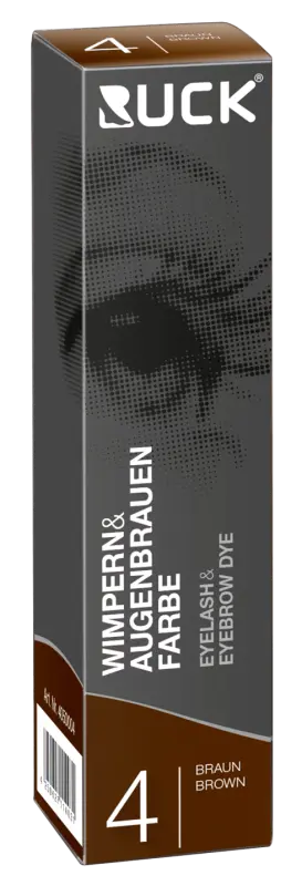 🔴 RUCK Wimpern- und Augenbrauenfarbe braun