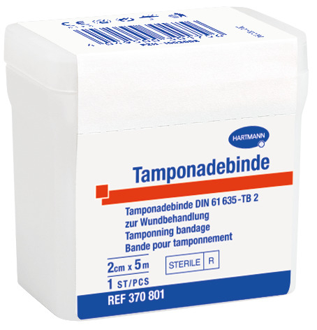 HARTMANN Tamponadebinde steril 5 m x 1 cm, 1 Dose