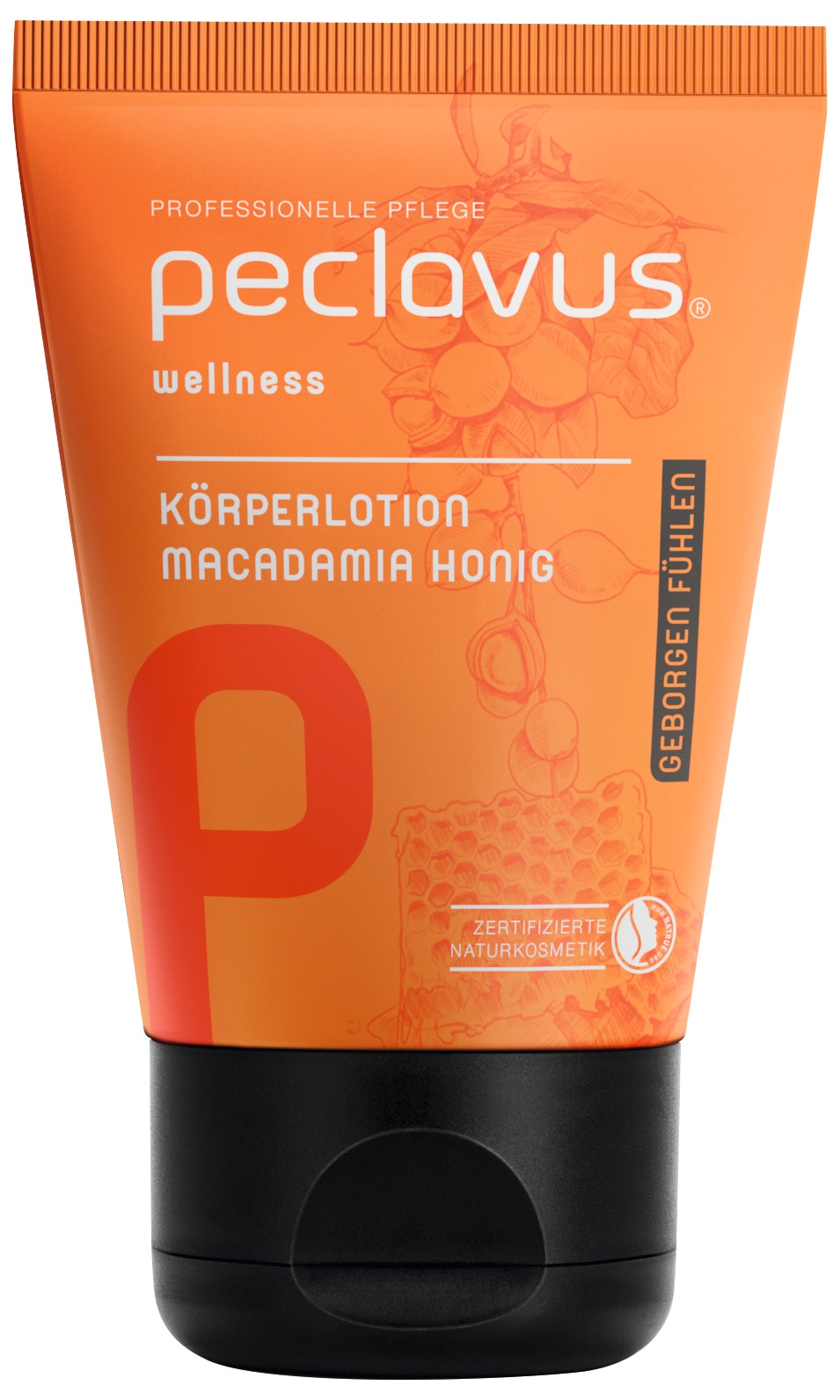 PECLAVUS Körperlotion Macadamia Honig 30 | Geborgen fühlen