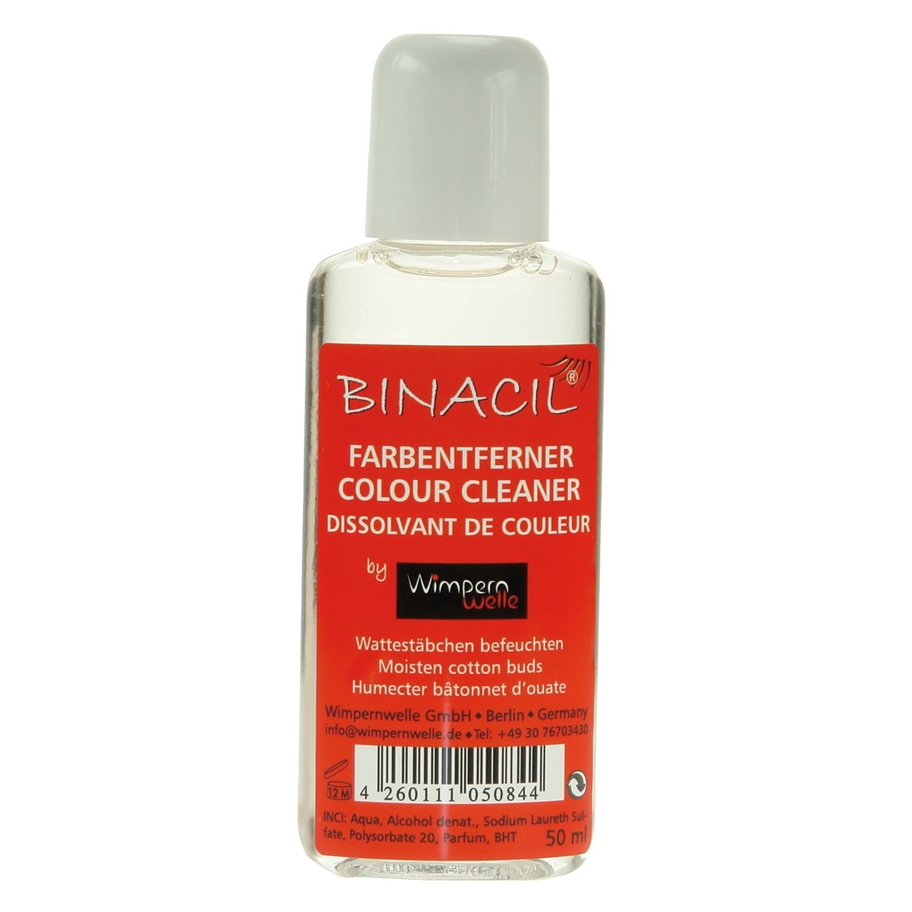Wimpernwelle BINACIL Farbentferner 50 ml