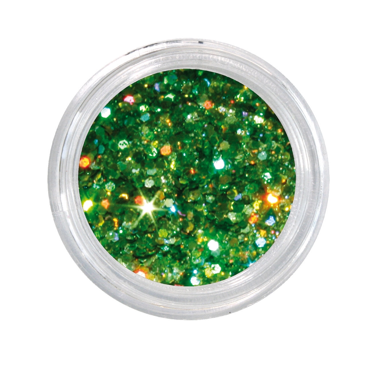 BAEHR BEAUTY CONCEPT NAILS Nailglitter Mini Sechseck green