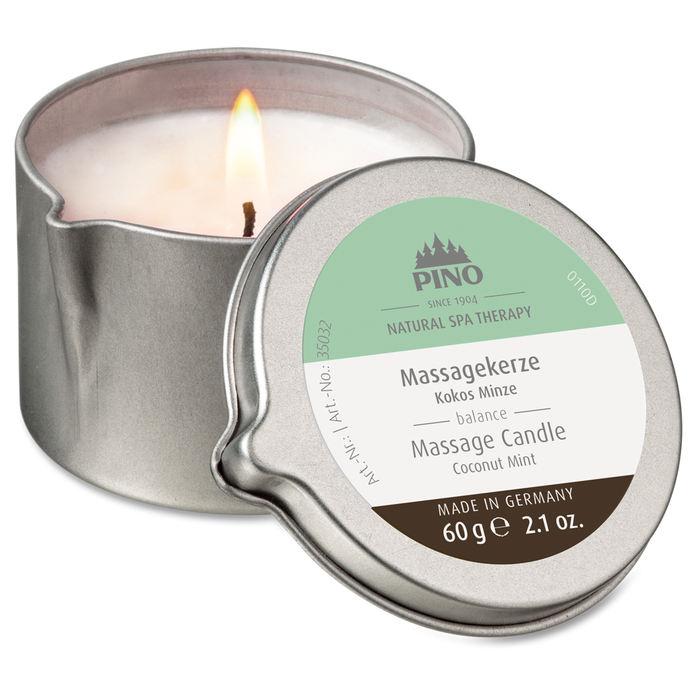 PINO Massagekerzen Kokos Minze - balance