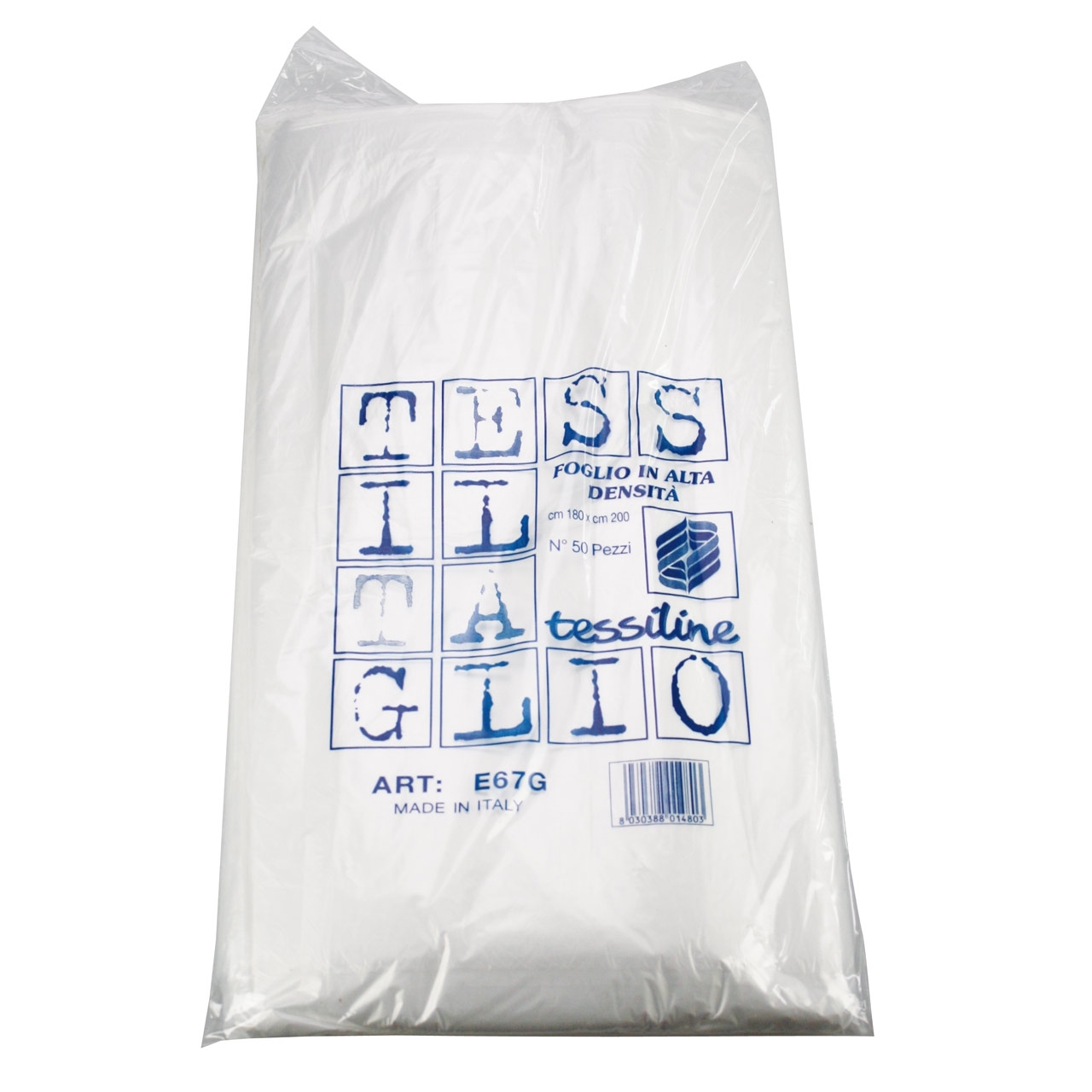 BAEHR PE-Plastikfolien, transparent 50 Stück