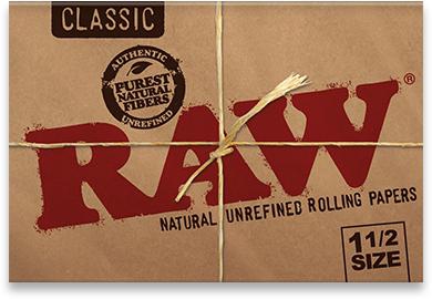 RAW papers | Classic 1½ | 32 Blättchen pro Packung