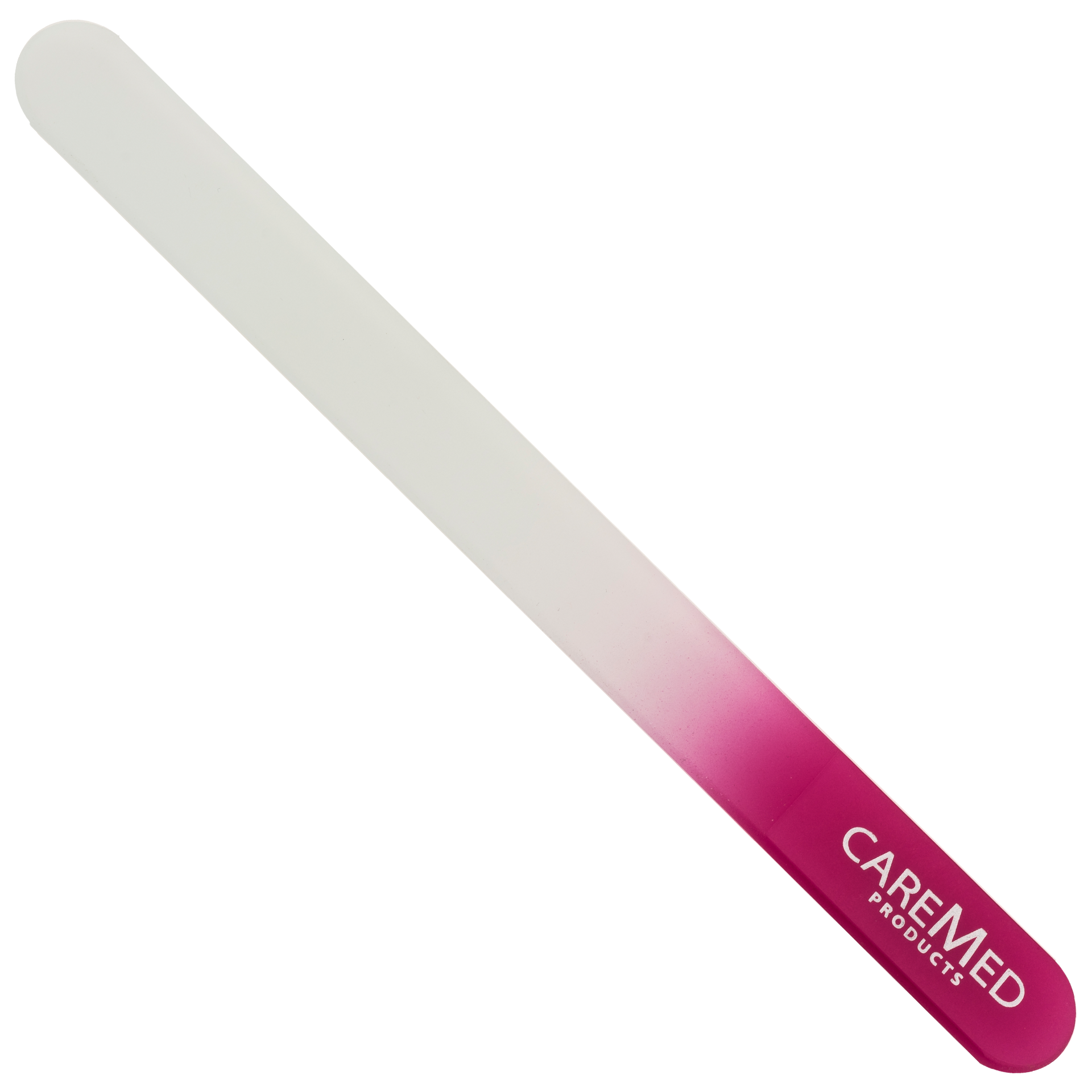 Caremed Glasnagelfeile rund, 200x20x3 mm, pink