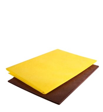 Waschfaserlaken plus braun