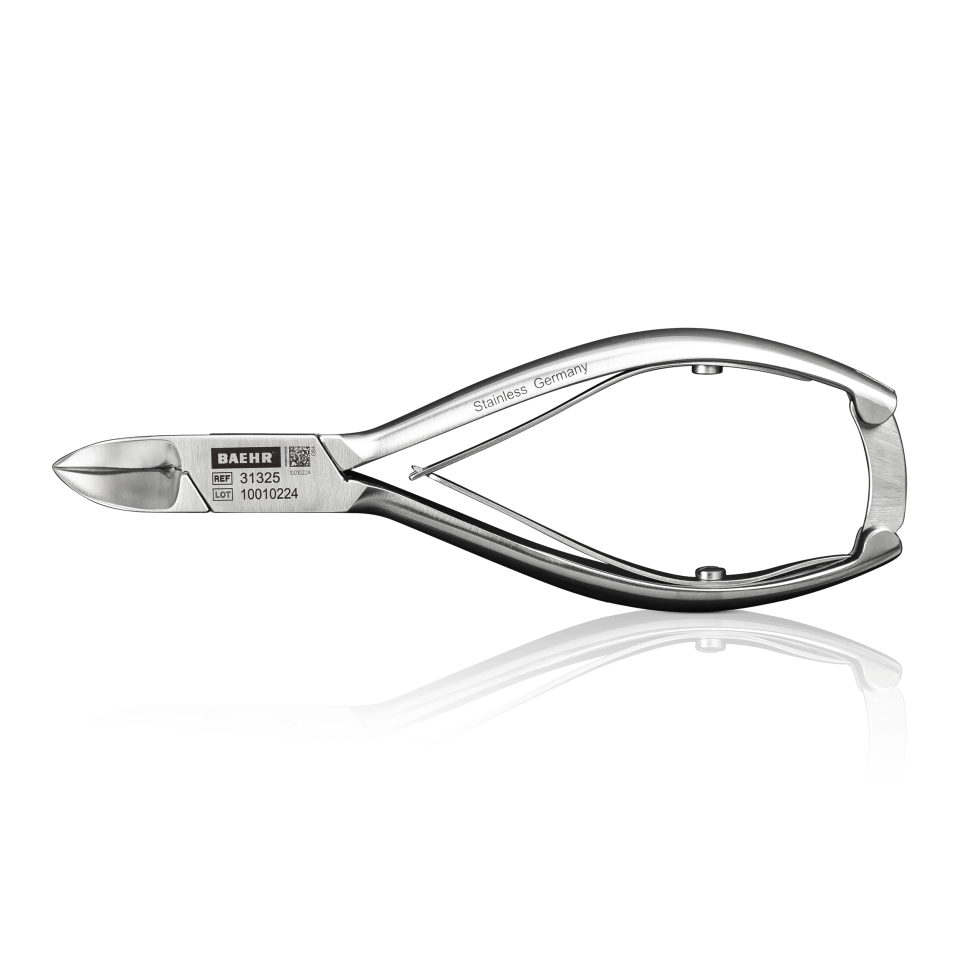 BAEHR PODOLINE Diabetiker-Nagelzange Spitzen abgerundet 14 cm