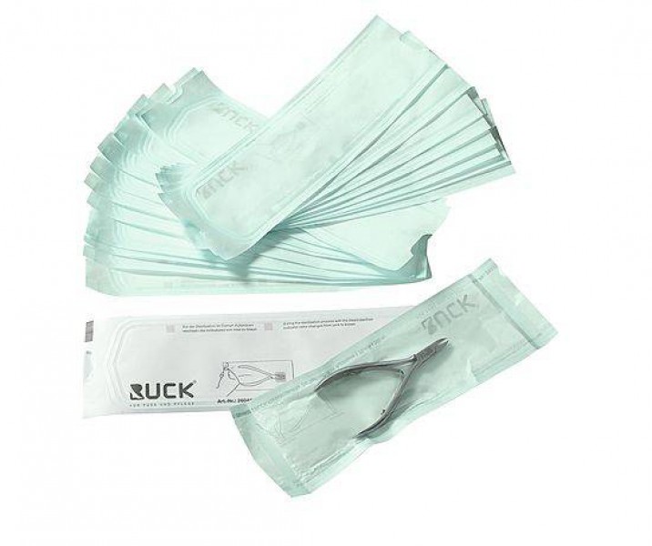 RUCK Klarsichtbeutel für Autoklav | nicht selbstklebend 10 x 25 cm, 1000 Stück