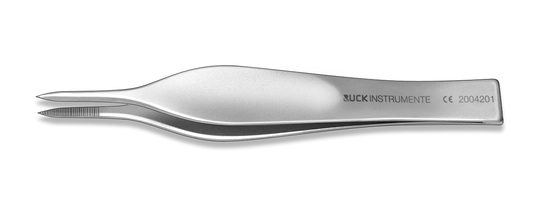RUCK INSTRUMENTE Splitterpinzette | Länge 9 cm, Spitze Ø: 0,5 mm gerieft