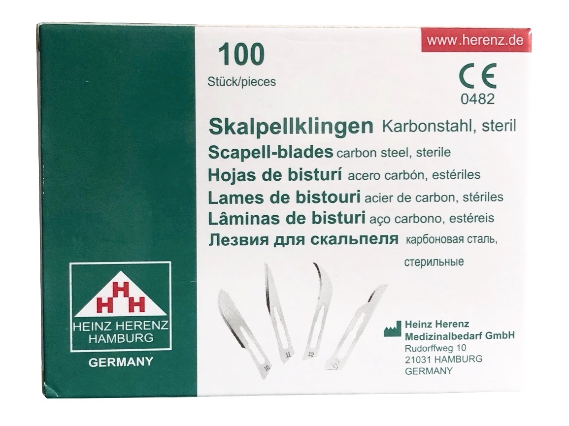 HEINZ HERENZ Skalpellklingen 100 Stück | Figur 23