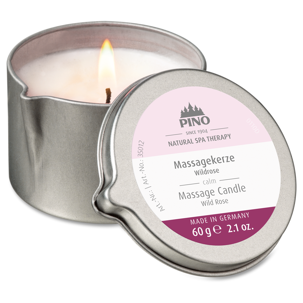 PINO Massagekerzen Wildrose - calm