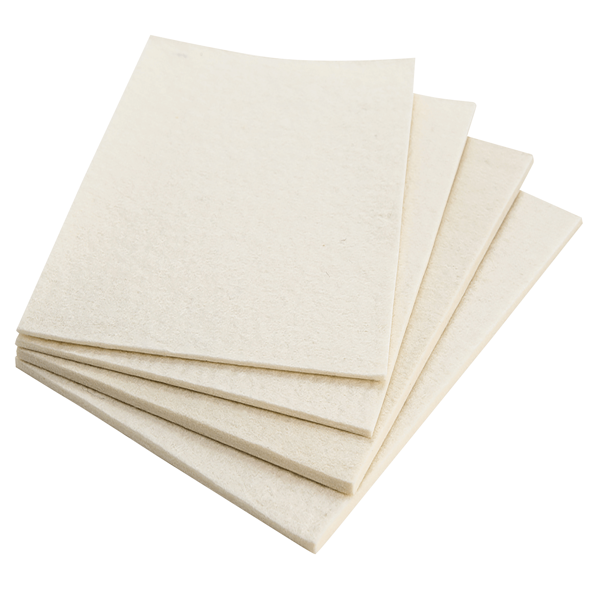 PEDIBAEHR Wollfilz Platten Stärke 2 mm, 22,5 x 45 cm, 4 Stück
