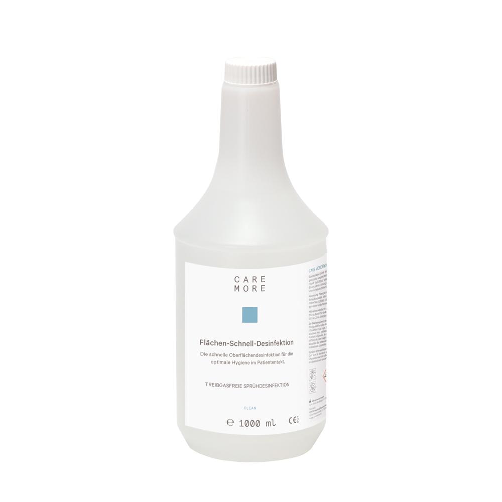 CARE MORE Flächen-Schnelldesinfektion 1 Liter 