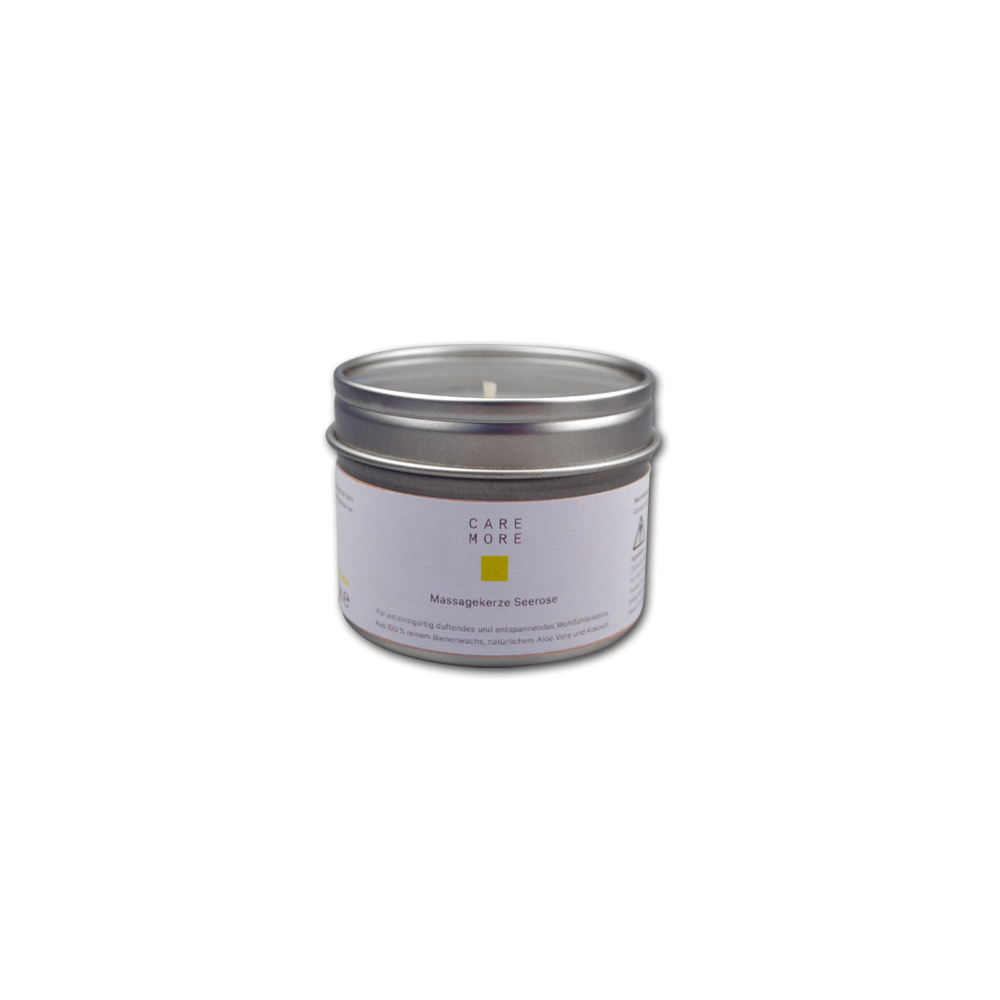 CARE MORE Massagekerze 100 ml Seerose