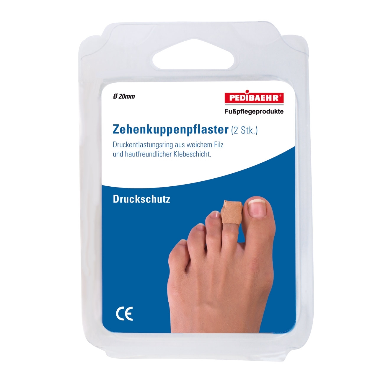 🔴 Pedibaehr Zehenkuppenpflaster 2 Stück
