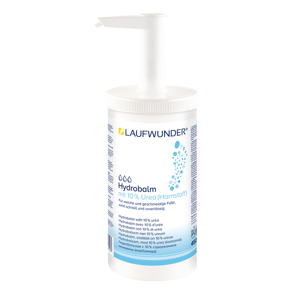 LAUFWUNDER Hydrobalm mit 10% Urea 450 ml mit Spender