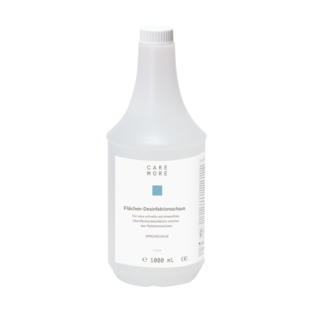CARE MORE Flächen-Desinfektionsschaum 1000 ml 