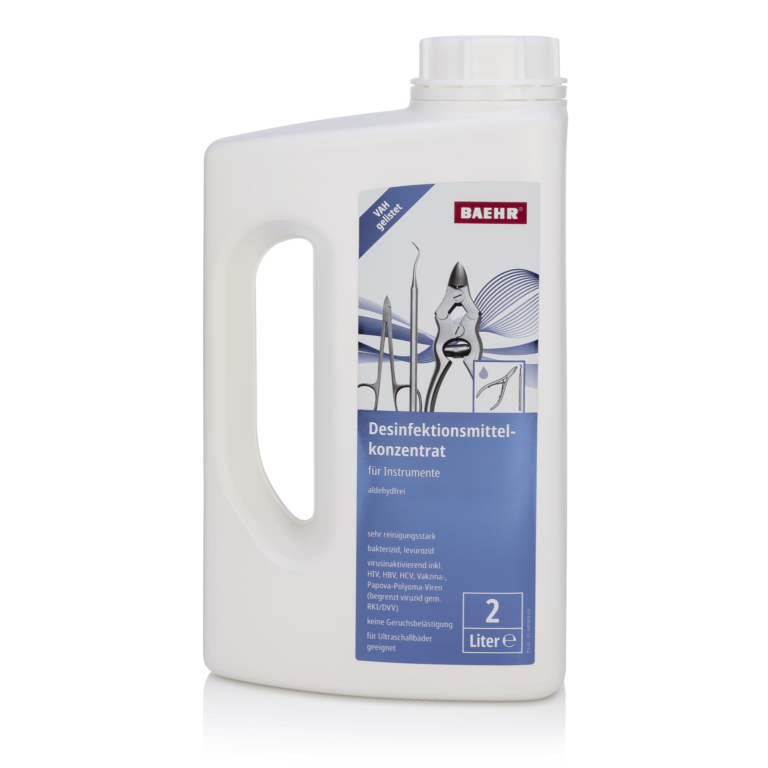 BAEHR Desinfektionsmittelkonzentrat für Instrumente 2000 ml