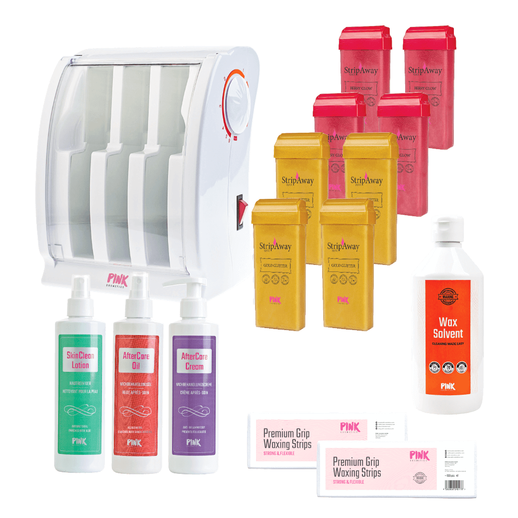PINK COSMETICS Roll & Go Waxing Kit