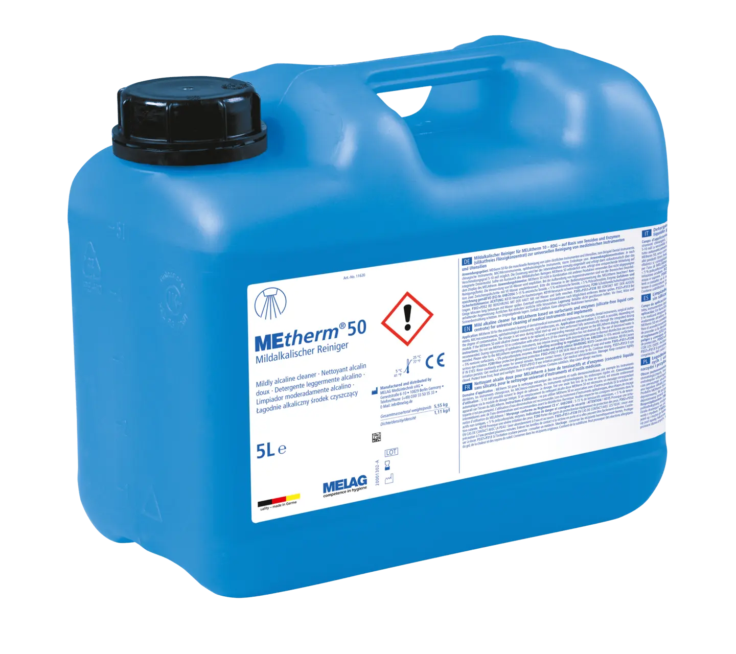MELAG MEtherm 50 mildalkalischer Reiniger 5 Liter