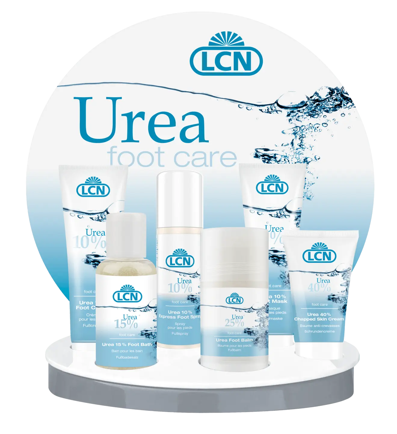 LCN Display Urea befüllt