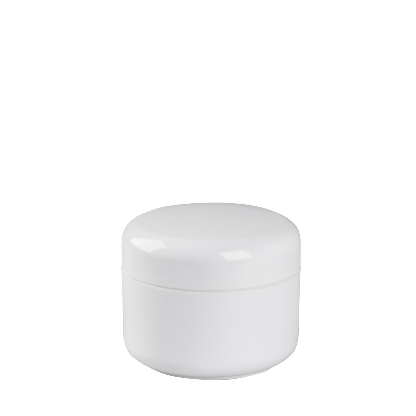 Kunststoffdose weiß, 100 ml