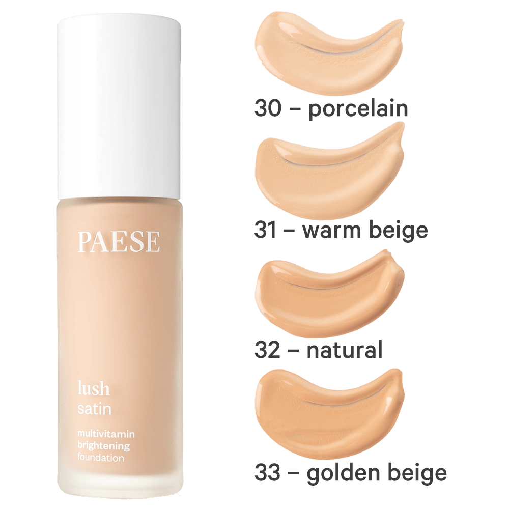 PAESE Lush Satin Foundation 30 ml golden beige