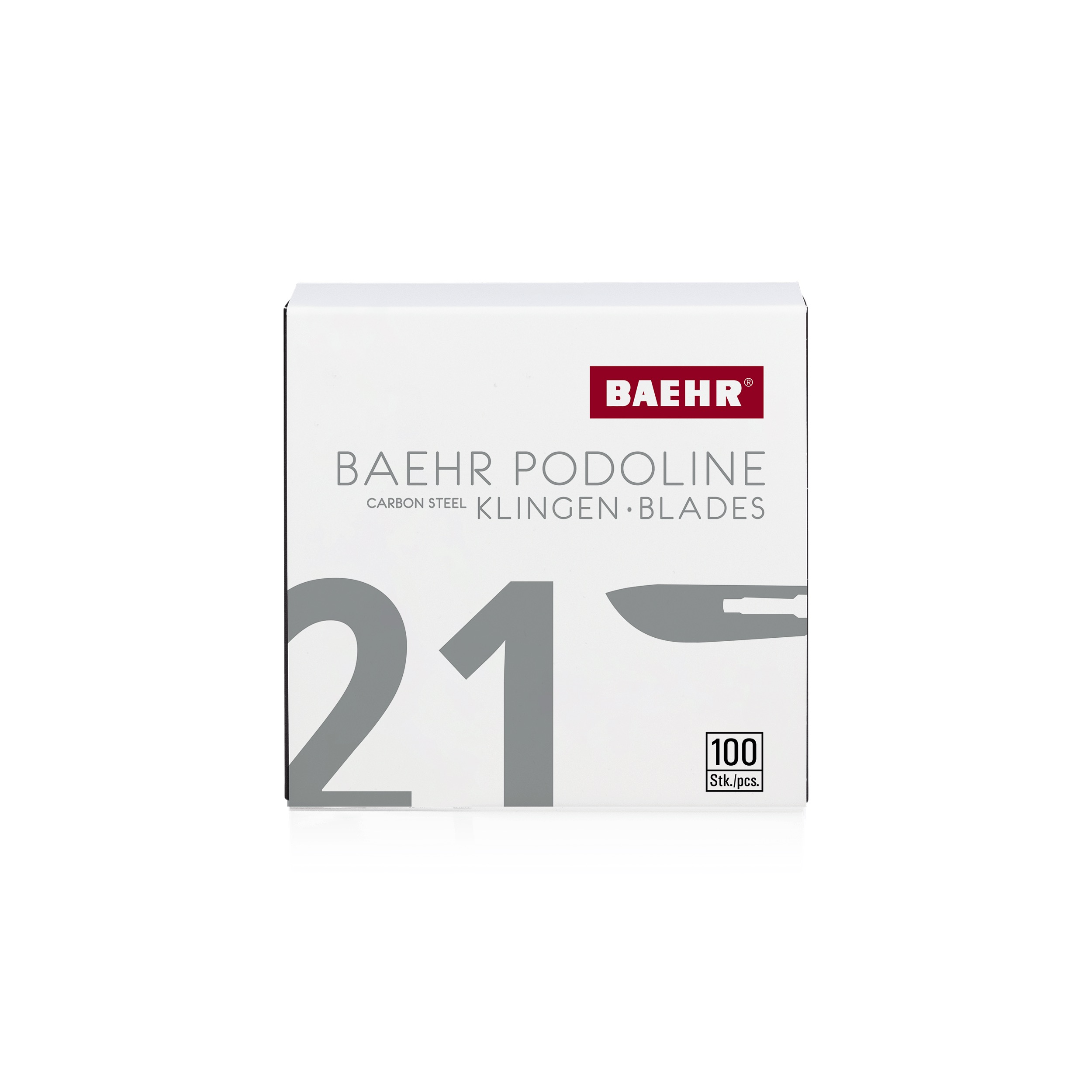 BAEHR Podoline Skalpellklingen 100 Stück | Figur 21