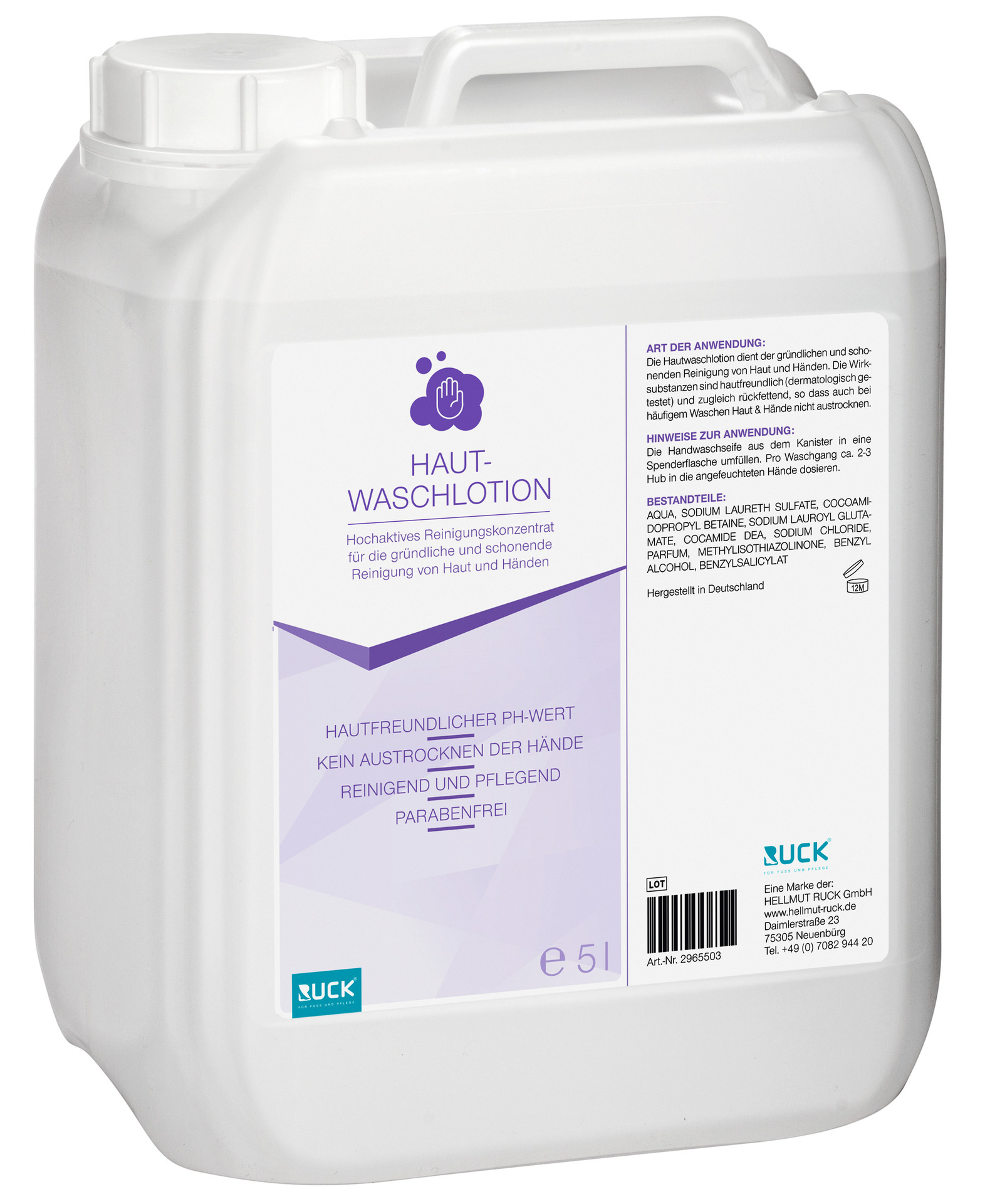 RUCK Hautwaschlotion | 5000 ml