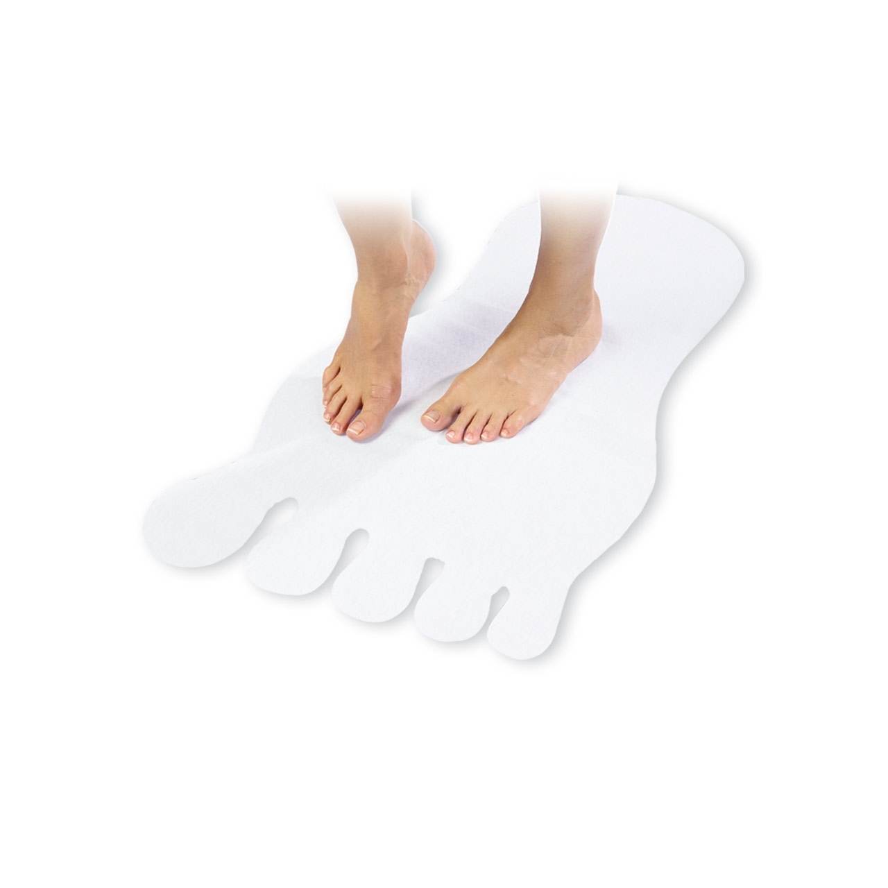 BAEHR Vlies-Matte in Fussform 100 St Vlies 1 Pack (100 Stk.)