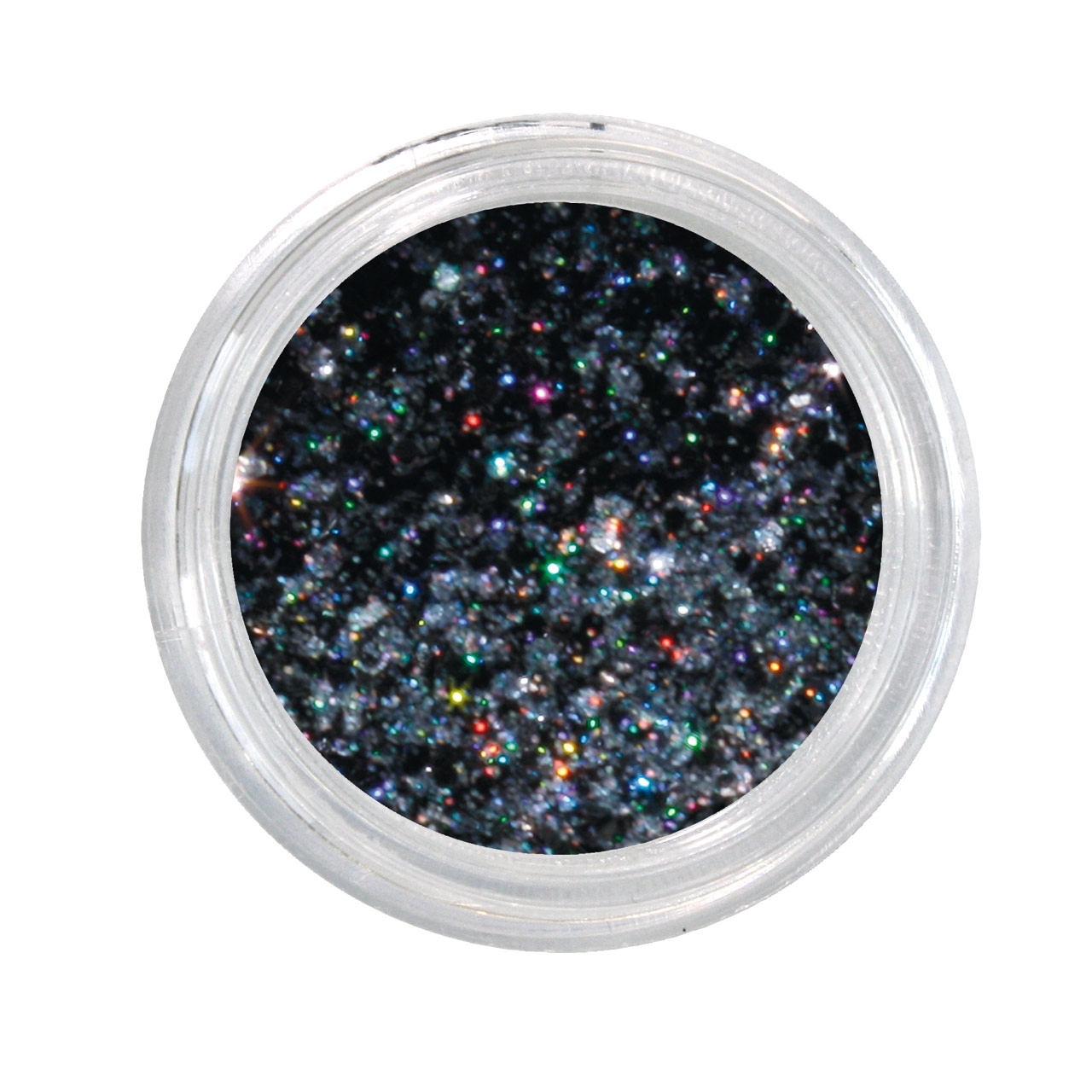 BAEHR BEAUTY CONCEPT NAILS Nailglitter Mini Sechseck anthrazit