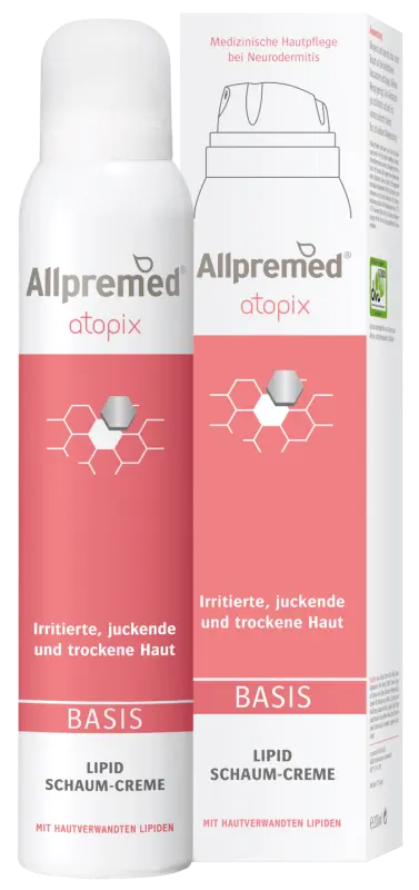 Allpremed atopix Lipid Schaum-Creme BASIS 200 ml - MHD 11/24