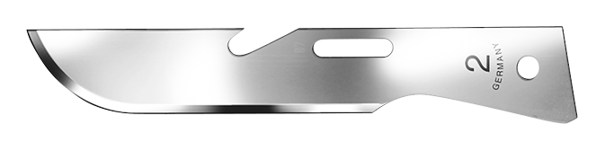 OR-Klingen Fig. 2 sterilverpackt, 100 Stück