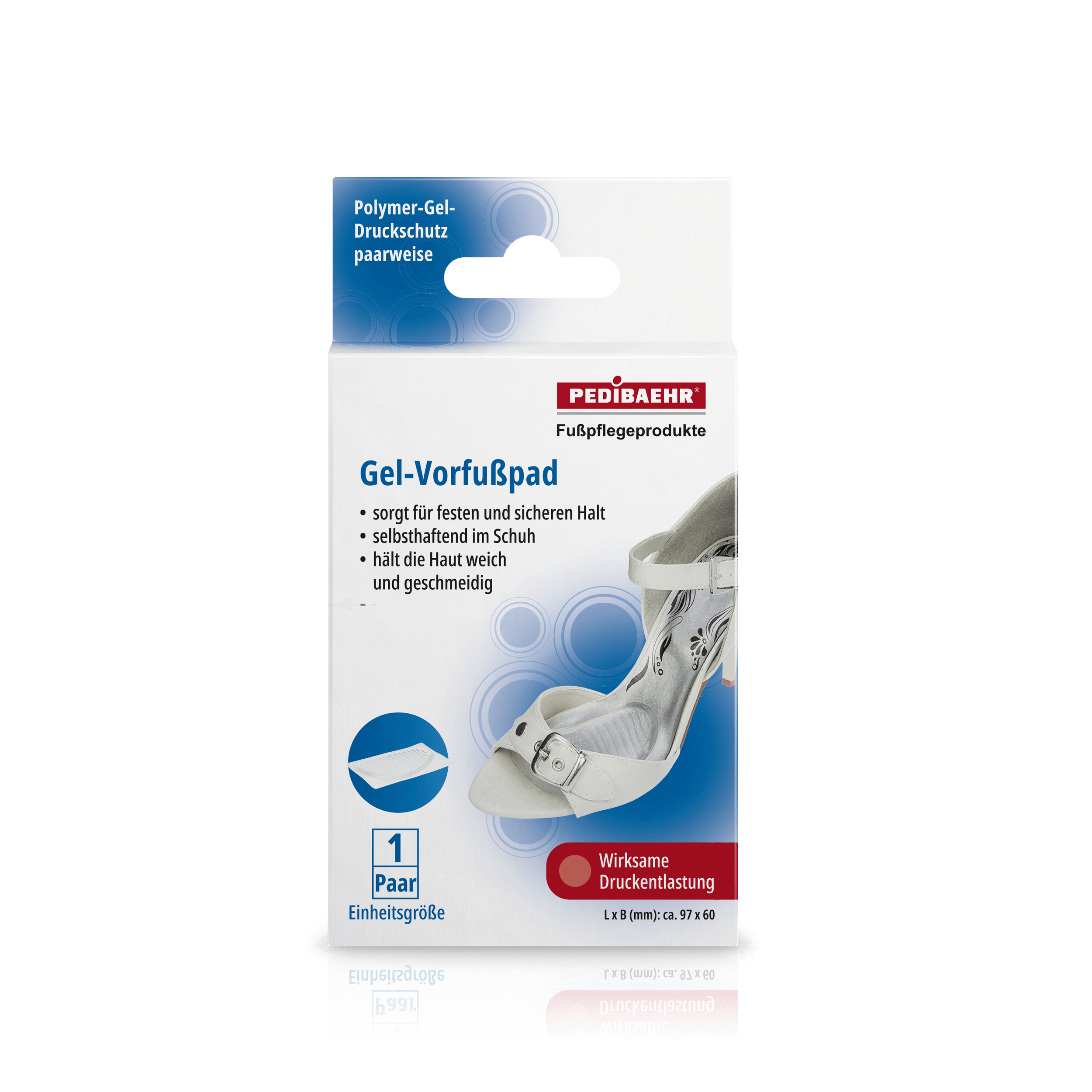 Pedibaehr Gel-Vorfußpads, 1 Paar