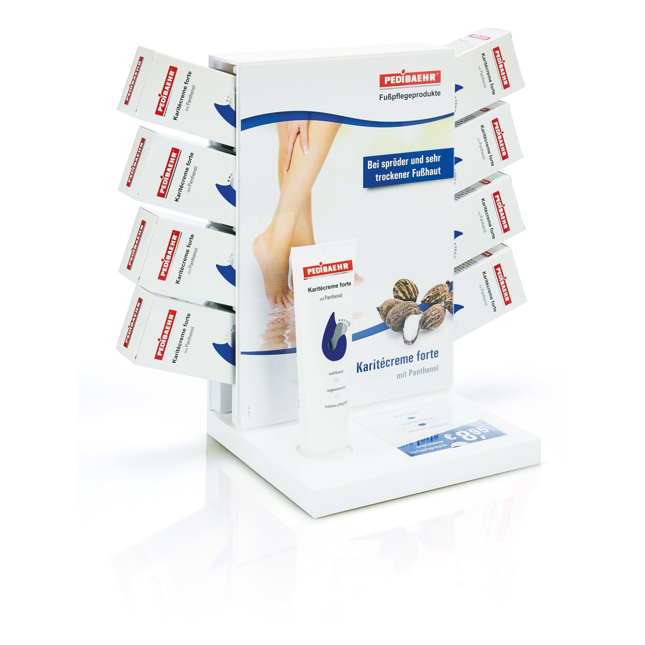 🔴 PEDIBAEHR "Display-Set "Karité" 24 Stück á 125 ml