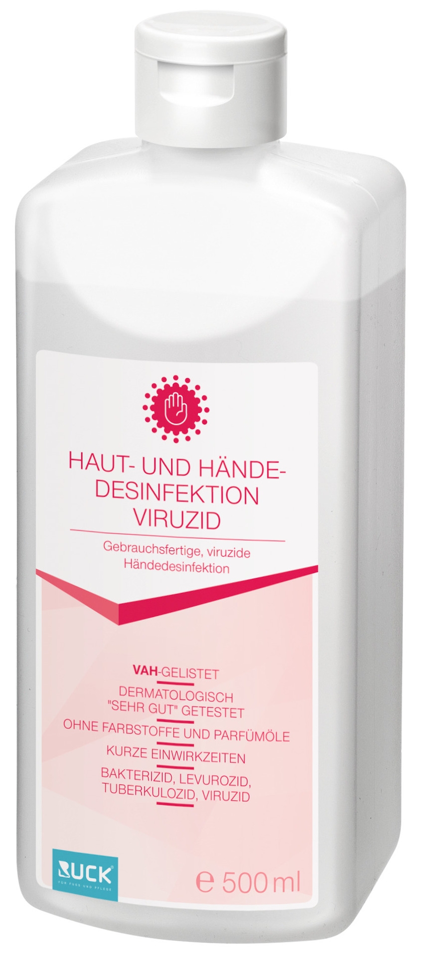 RUCK Haut- und Händedesinfektion viruzid | 500 ml