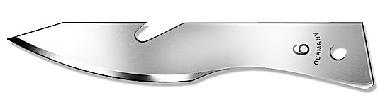 OR-Klingen Fig. 6 sterilverpackt, 100 Stück