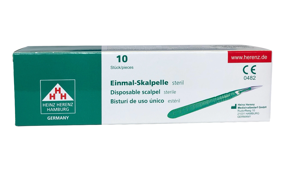HEINZ HERENZ Einmalskalpelle 10 Stück | Figur 11