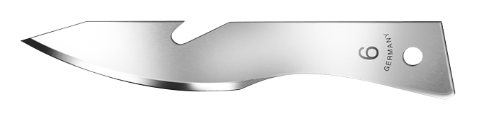 OR-Klingen Fig. 6 sterilverpackt, 10 Stück