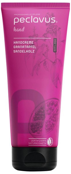 PECLAVUS Handcreme Granatapfel Sandelholz 200 ml | Anti-Age