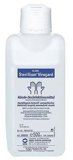 BODE Sterillium Virugard Hände-Desinfektionsmittel | 500 ml