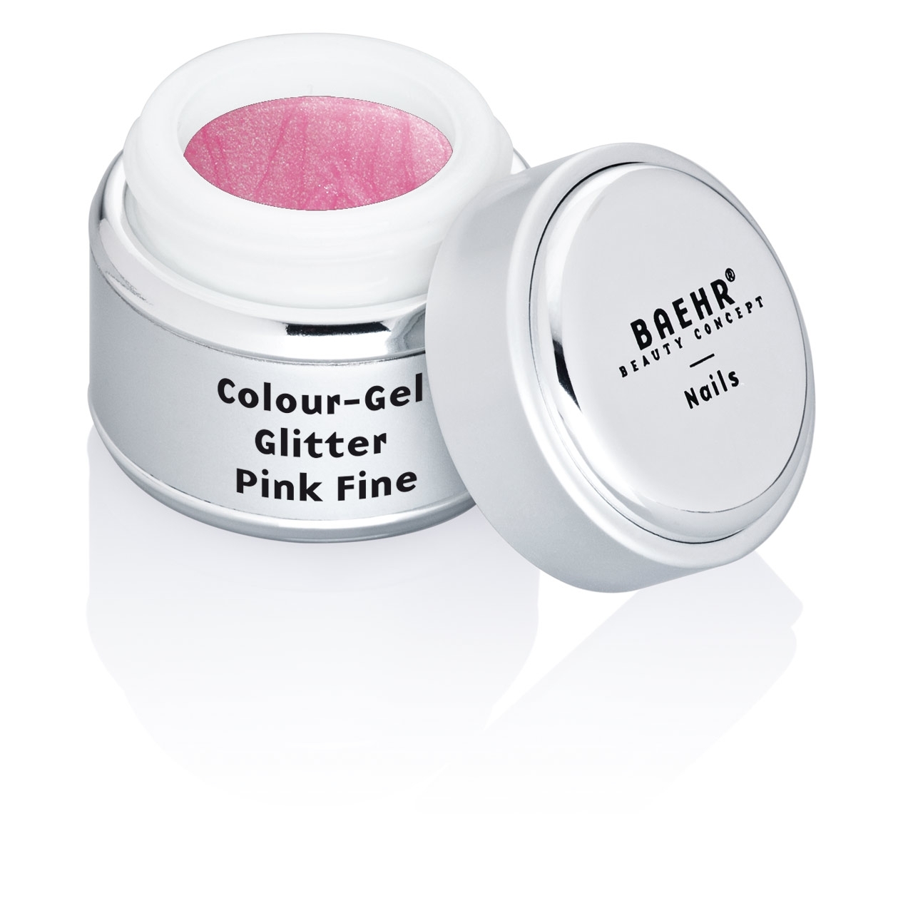 BAEHR BEAUTY CONCEPT - NAILS Colour-Gel Glitter Pink Fine 5 ml