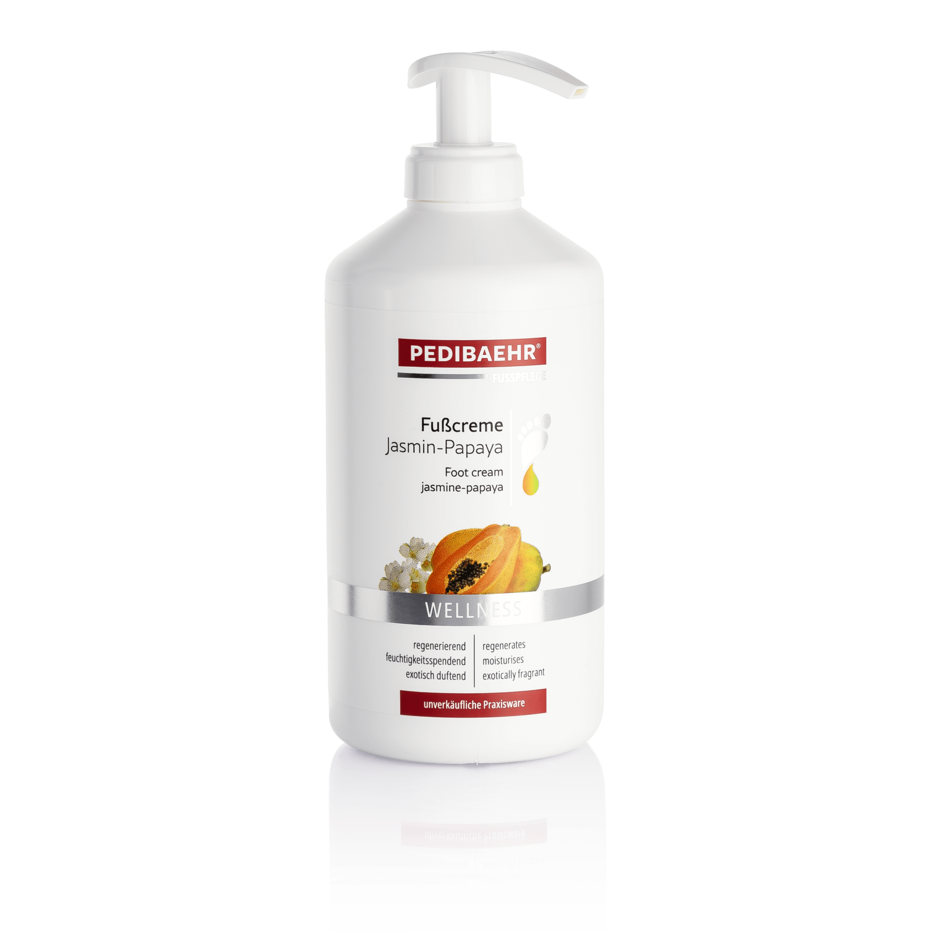 PEDIBAEHR Fußcreme Jasmin-Papaya 500 ml