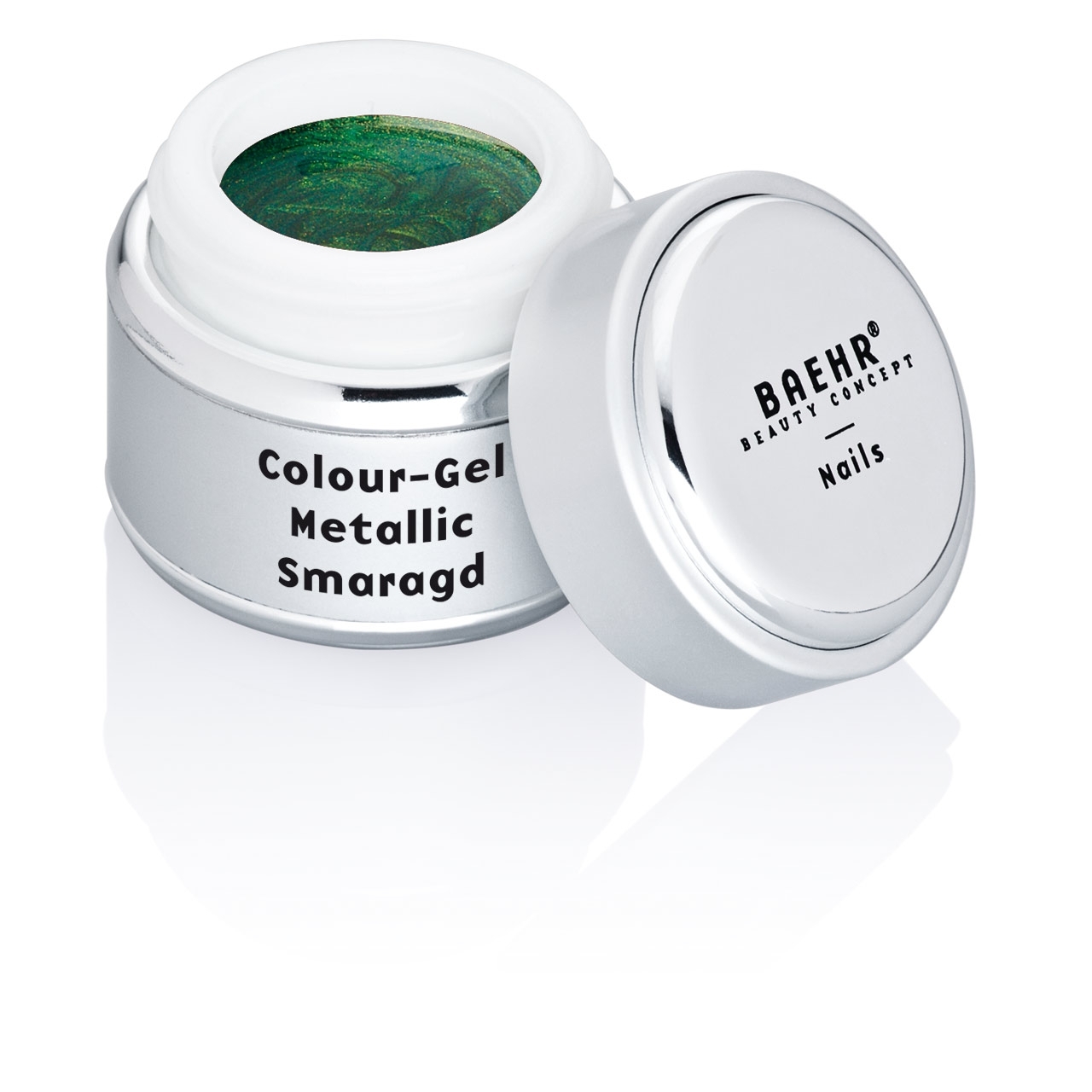 BAEHR BEAUTY CONCEPT NAILS Colour-Gel Metallic Smaragd, 5 ml