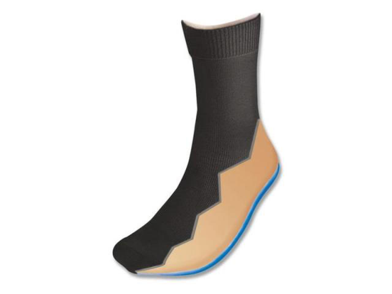 Diabetikersocken mit einer Einlage aus Polymer-Gel Größe: 37-40