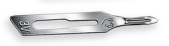 MEDI Hohlmeißel-Klingen Fig. 3V, 20 Stück