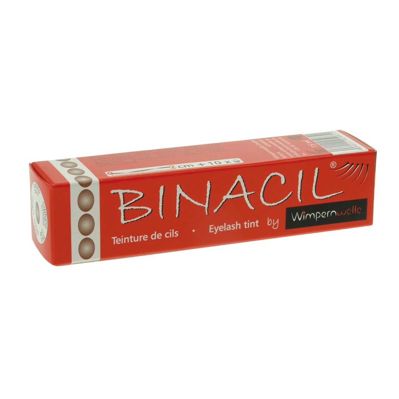 Wimpernwelle BINACIL Augenbrauen- und Wimpernfarbe, lichtbraun, 15g