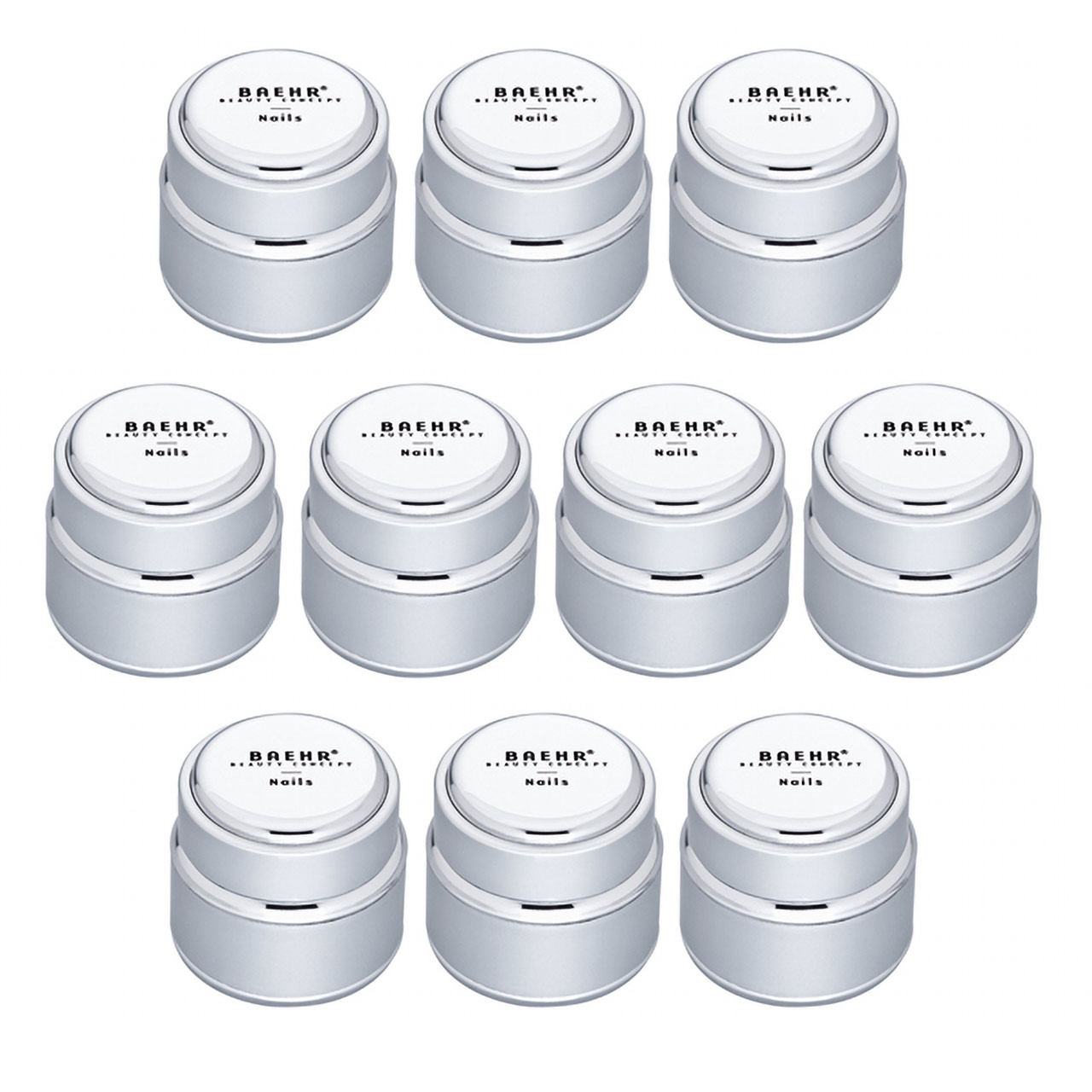BAEHR BEAUTY CONCEPT - NAILS Gel-Leerdosen für 30 ml 1 Pack (10 Stk.)