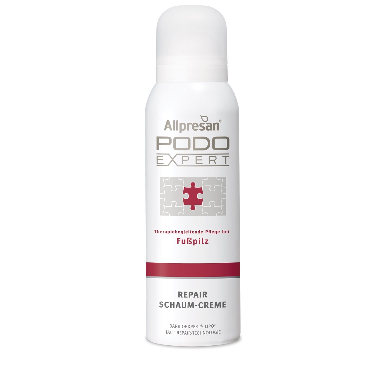 Allpresan PODOEXPERT Repair Schaum-Creme, therapiebegleitende Pflege bei Fußpilz, 125 ml
